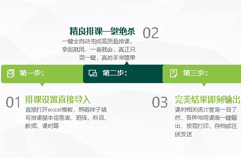 学校排课排课三步走